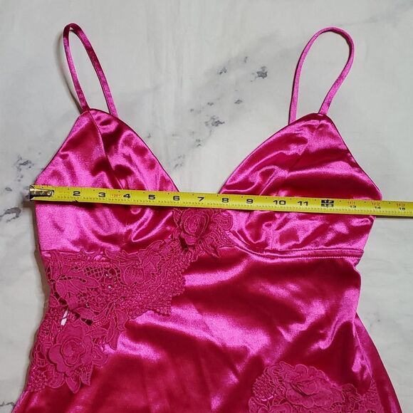 Hello Molly Magnetic Connection Pink Satin Mini Dress - Picture 3 of 9